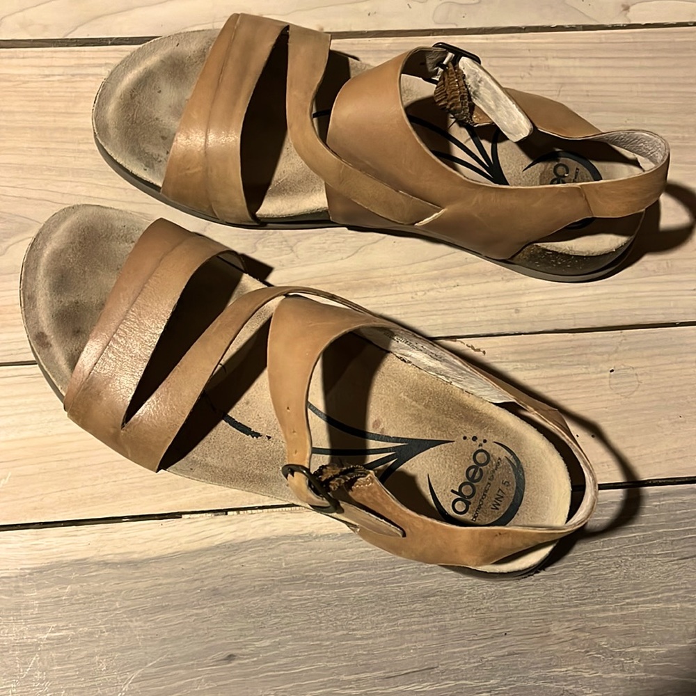 aboe sandals in great used condition.